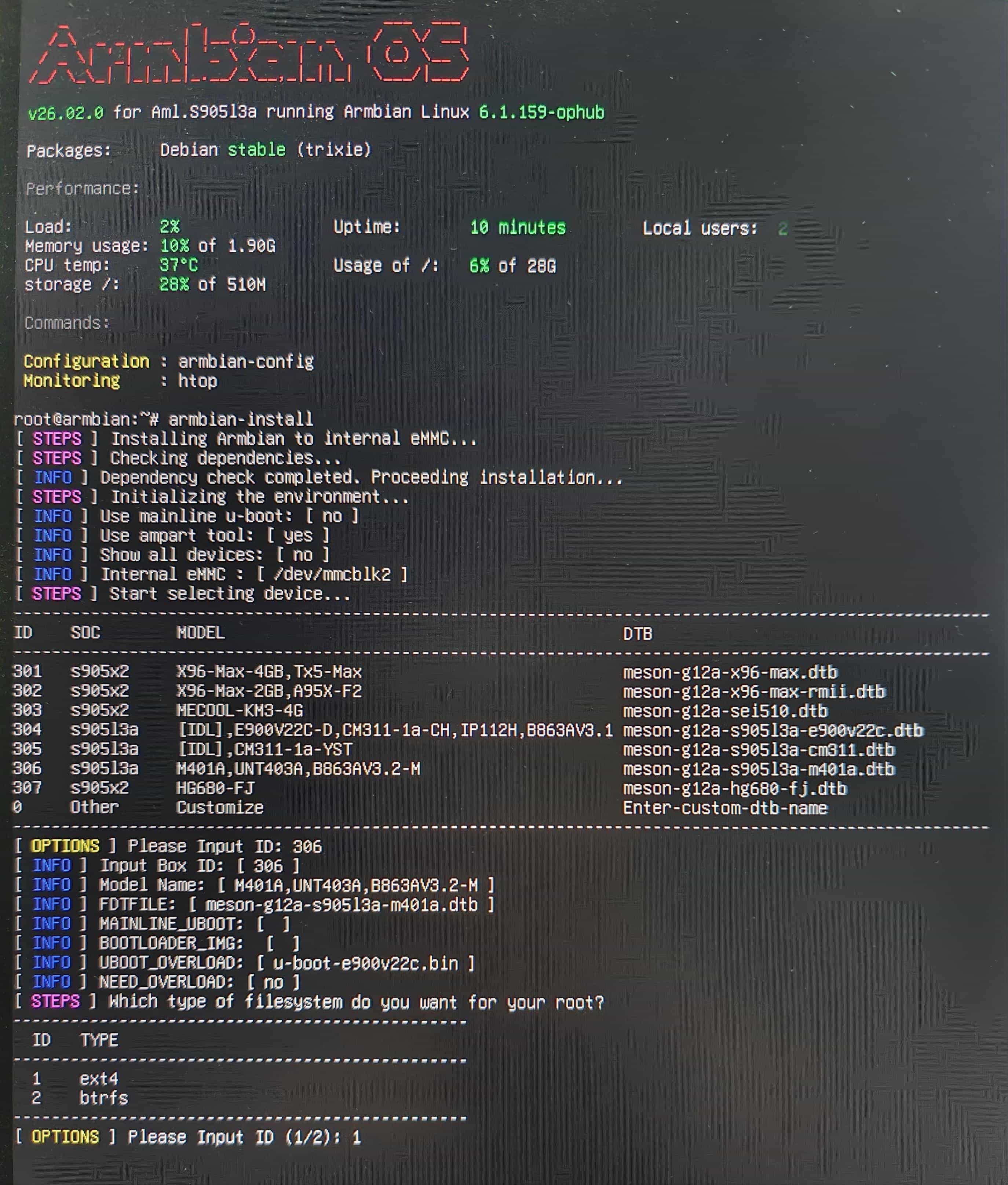 armbian-install armbian-install