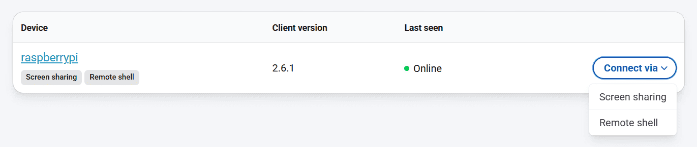 Raspberry Pi Connect